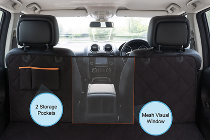 Premium Dog Car Seat Cover – Hammock, Bench & Boot Modes