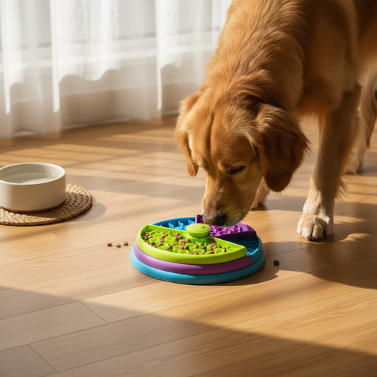 3-in-1 Slow Feeder Lick Mat for Anxiety Relief