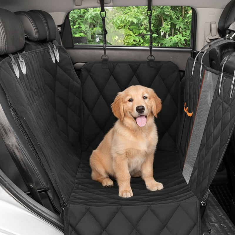 Premium Dog Car Seat Cover – Hammock, Bench & Boot Modes